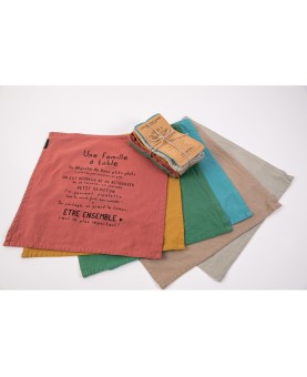 set de 6 serviettes