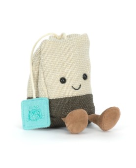 sachet de thé peluche