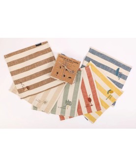 lot de 6 serviettes