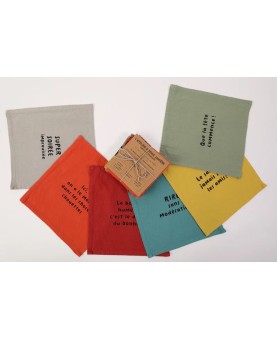 lot de 6 serviettes