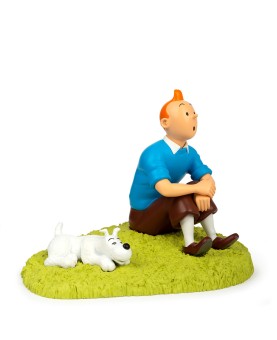 statuette Tintin et milou