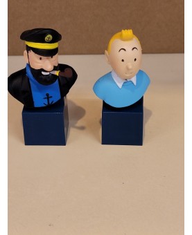 4 bustes de TINTIN