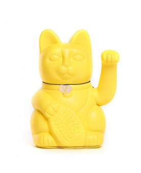 lucky cat jaune