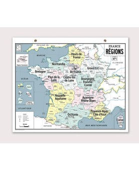 Carte France régions