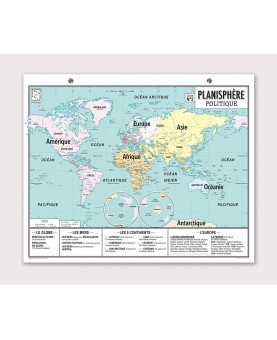 Planisphère politique
