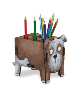 pot à crayons chien